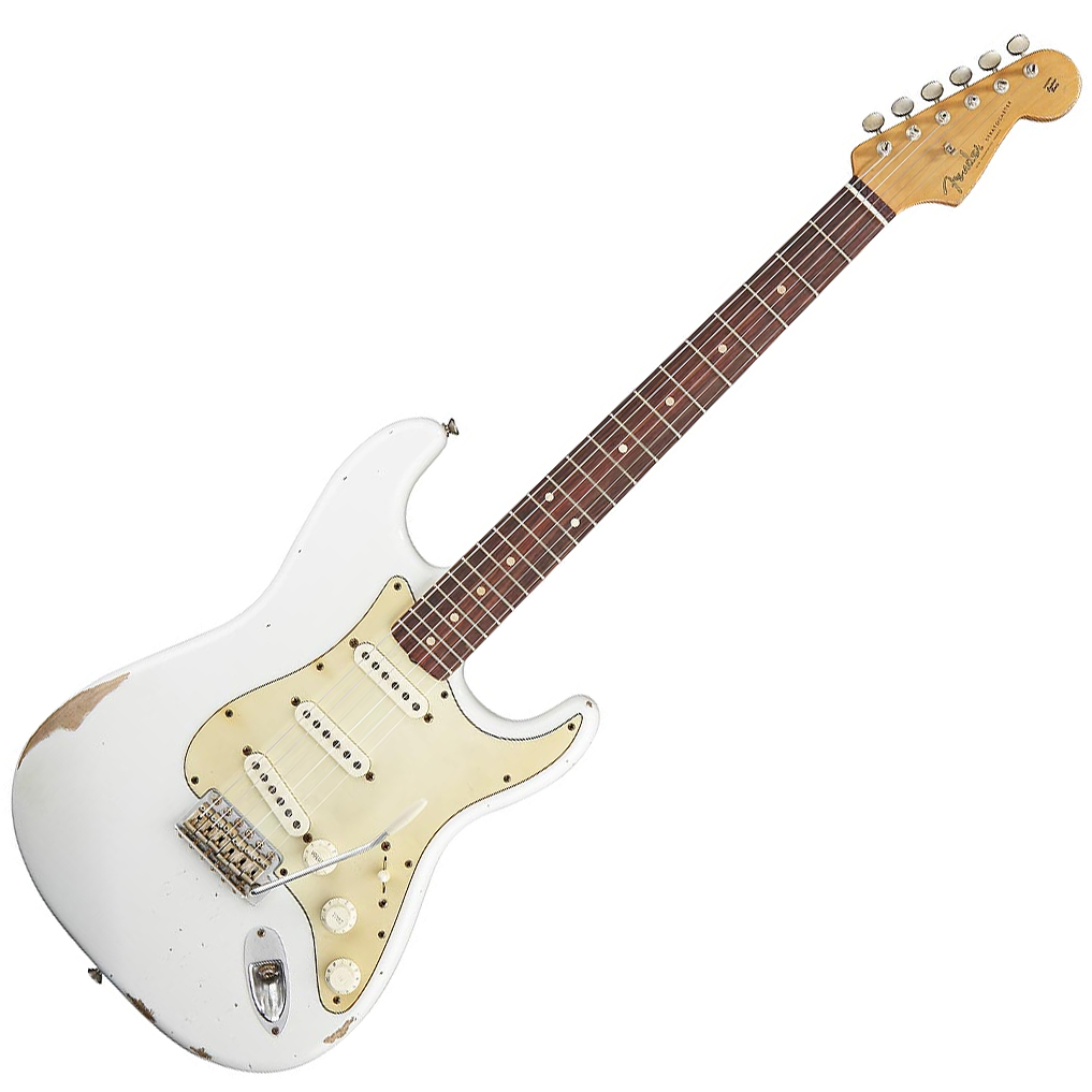 NEW Fender Road Worn 60s Distressed Stratocaster Olympic White  